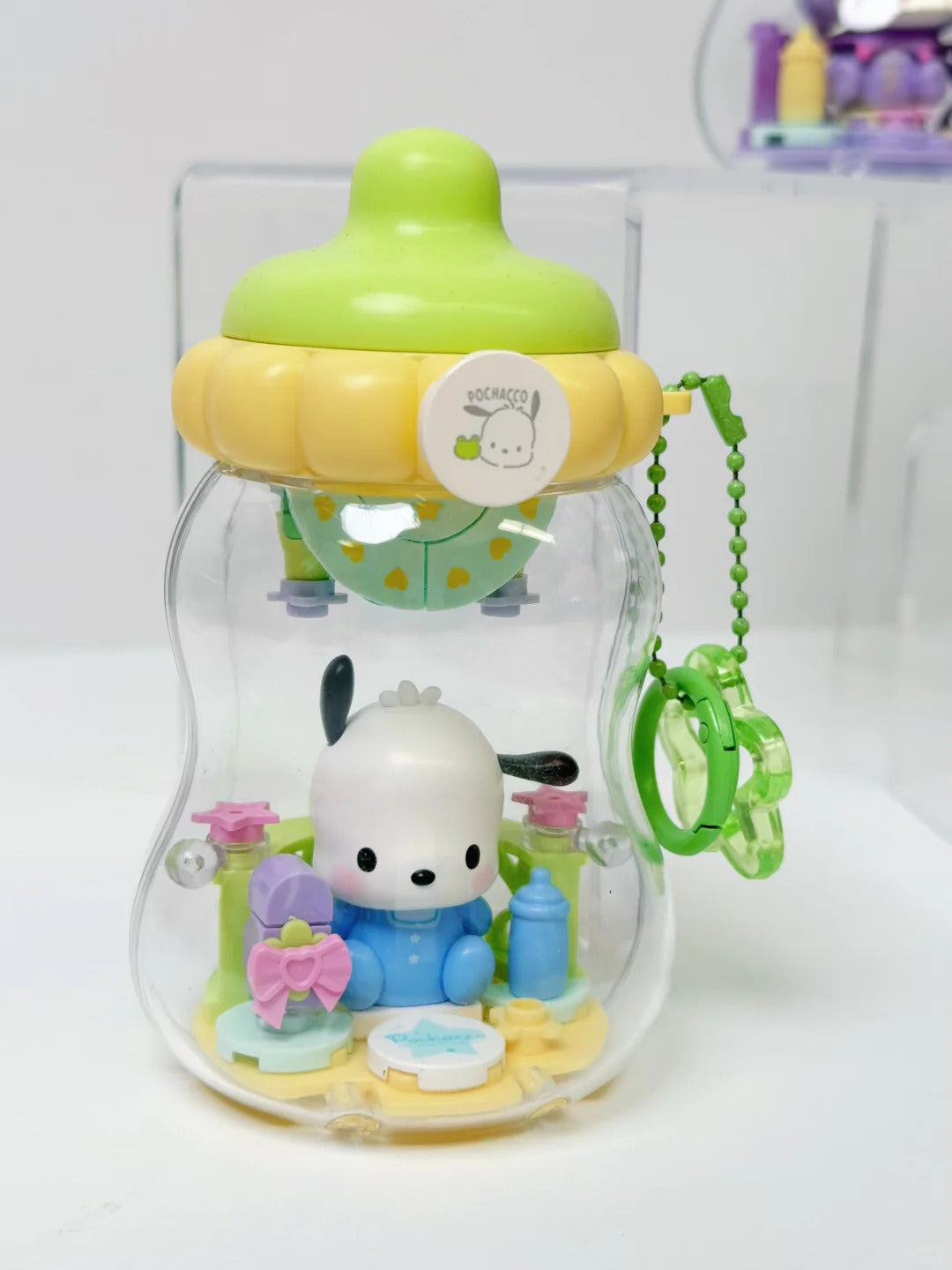 ちびくま工房　シンディちゃん5センチとパティちゃんのすみれ色のbox Sanrio Babay milk Bottle Series Puzzle blind box – Joykawaii