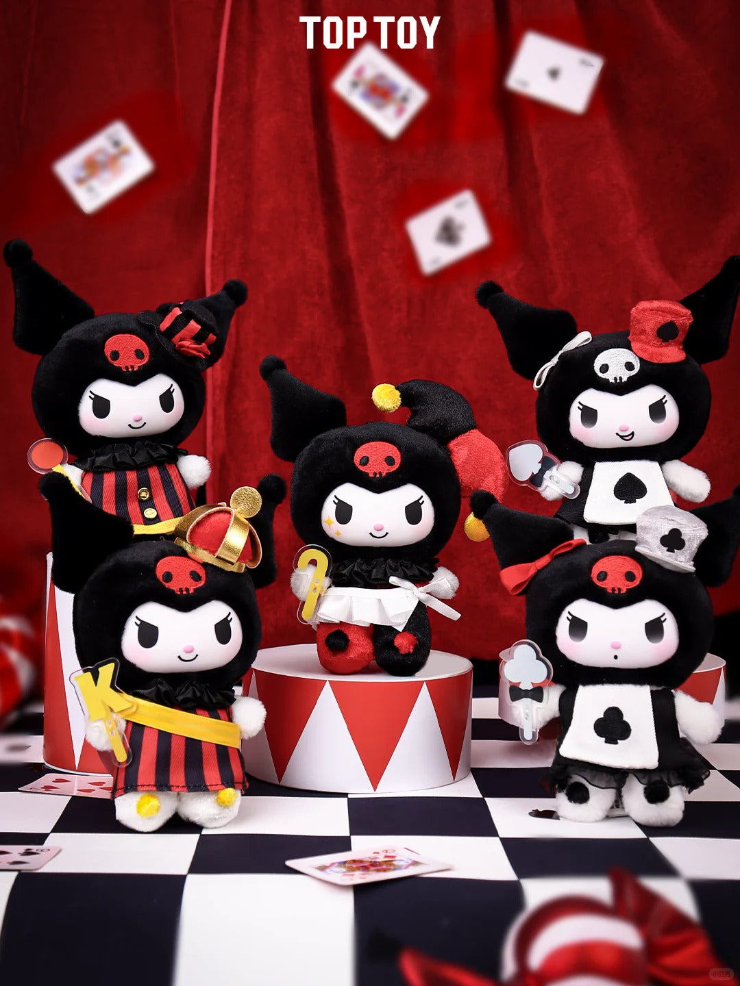 Kuromi Poker Kingdom Vinyl Plush Doll Blind Box