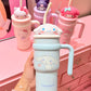 Sanrio Tumbler with Handle Stainless Steel Insulated Cup with Lid 700ml