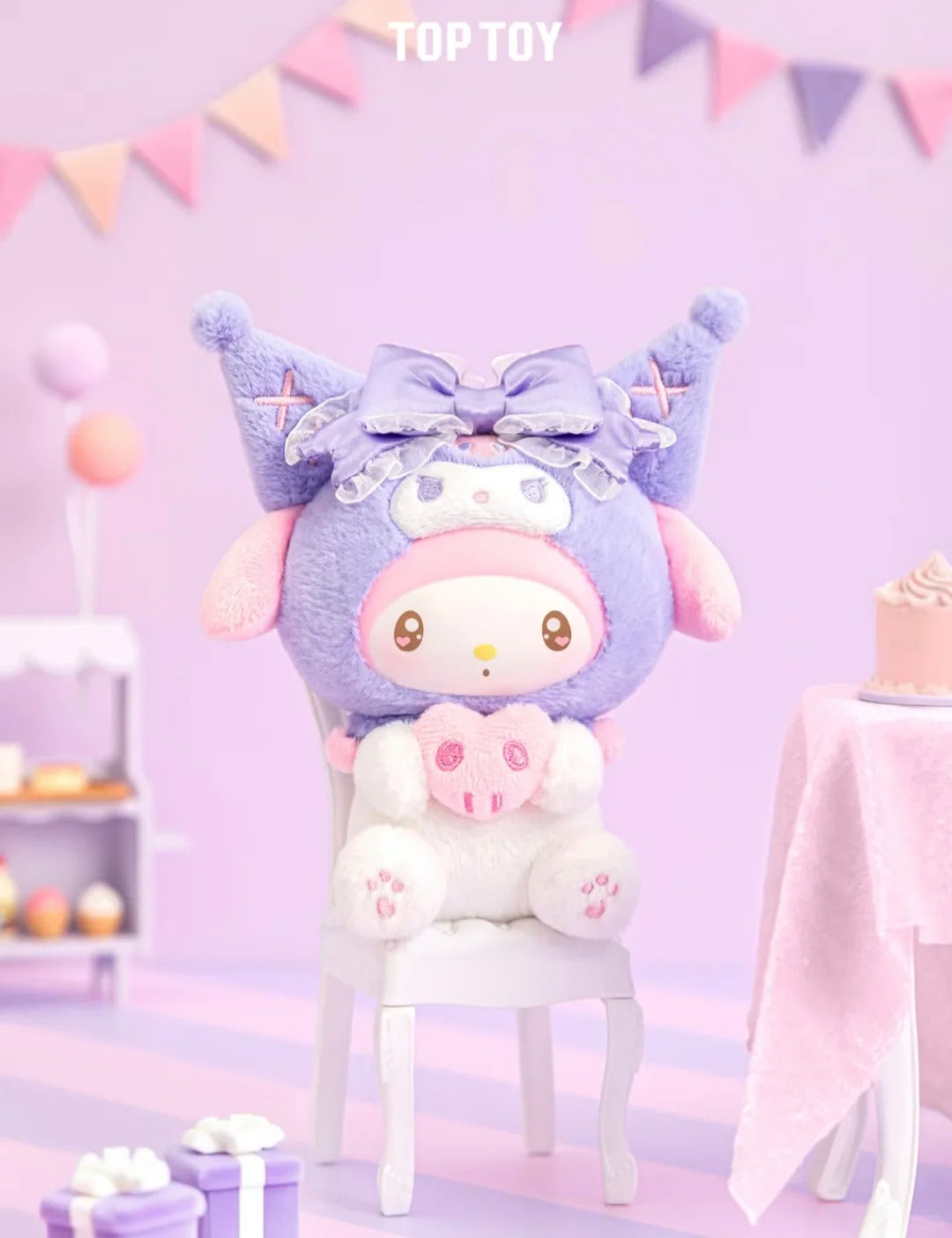 Kuromi Birthday Party Vinyl Plush Doll Blind Box