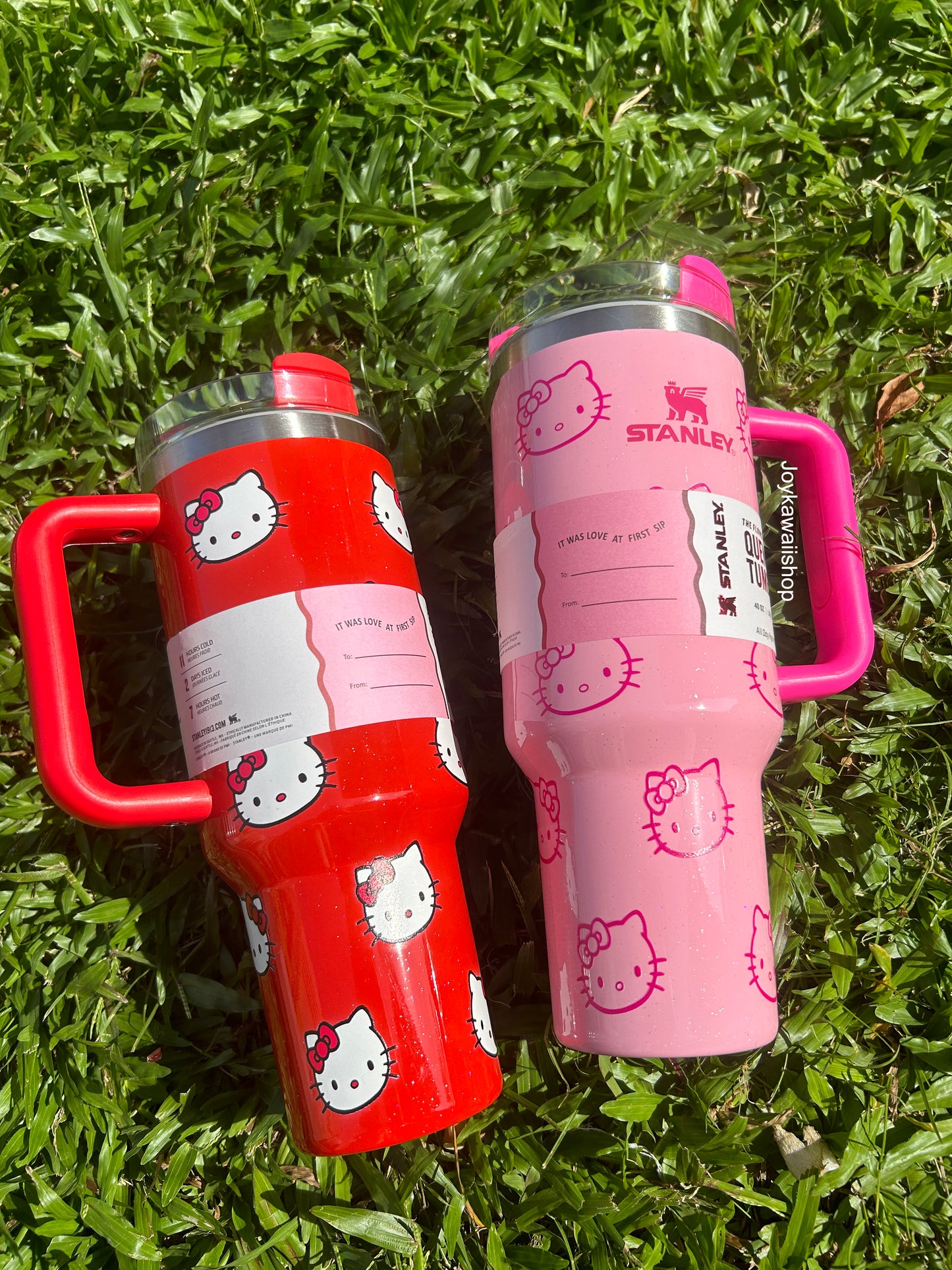 Hello Kitty In-Car Insulated Cup 1200 ml Tumbler with Handle