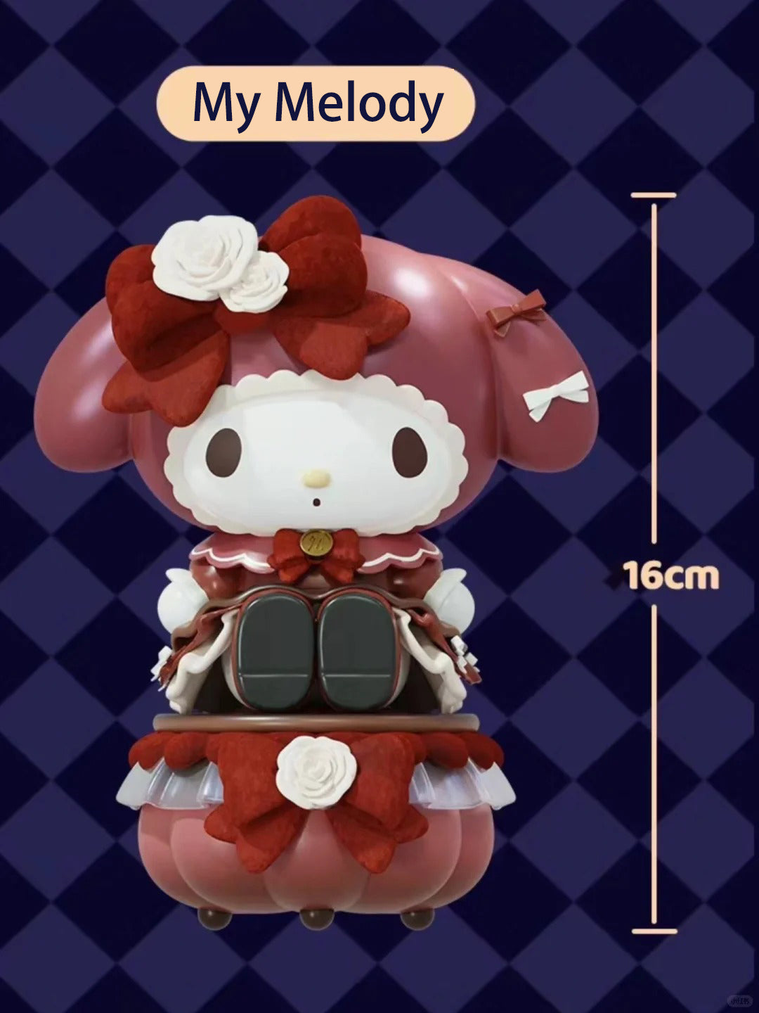 Kuromi and My melody Multiflora rose and Rose Figure