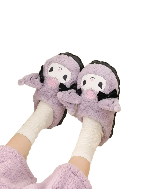 Kuromi Plush Slippers House Slippers