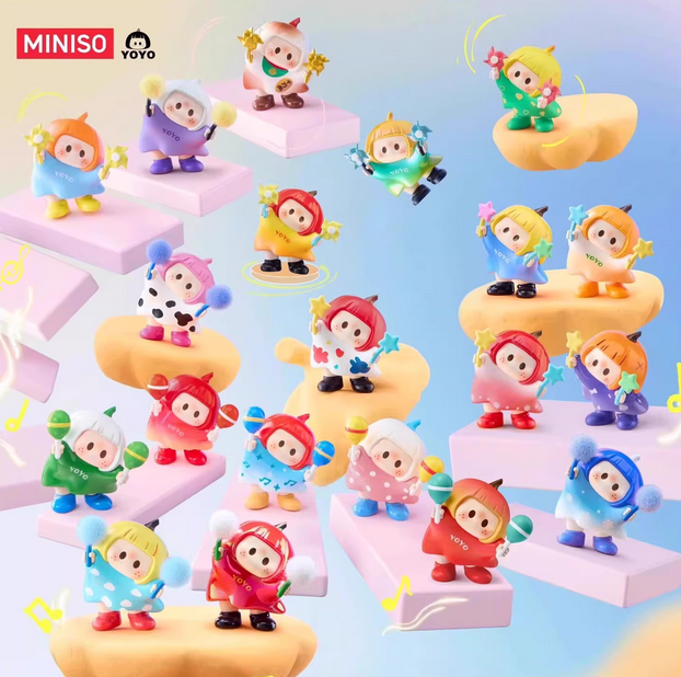 Confirmed YOYO Tilted Head Series Mini Figure Blind Box