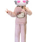Hello Kitty  fuzzy Long Sleeve Lounge wear  Pajama Set