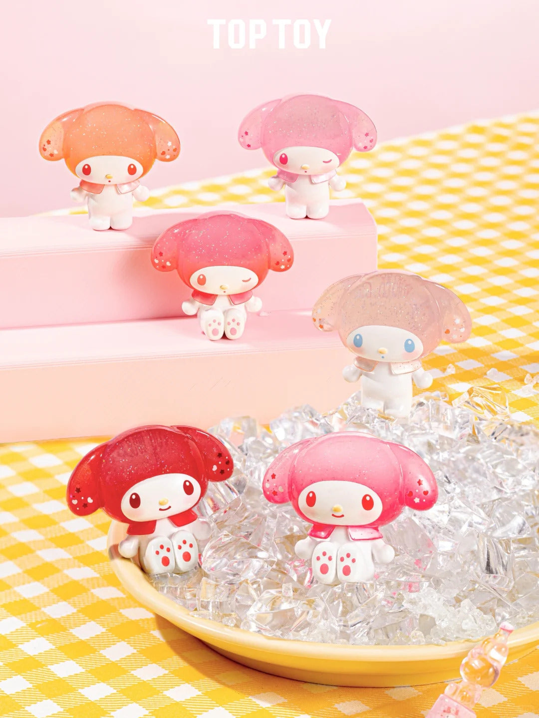 Kuromi and My melody Ramune Style mini figures Blind Bag (3 pcs in bag)
