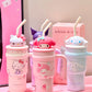 Sanrio Tumbler with Handle Stainless Steel Insulated Cup with Lid 700ml