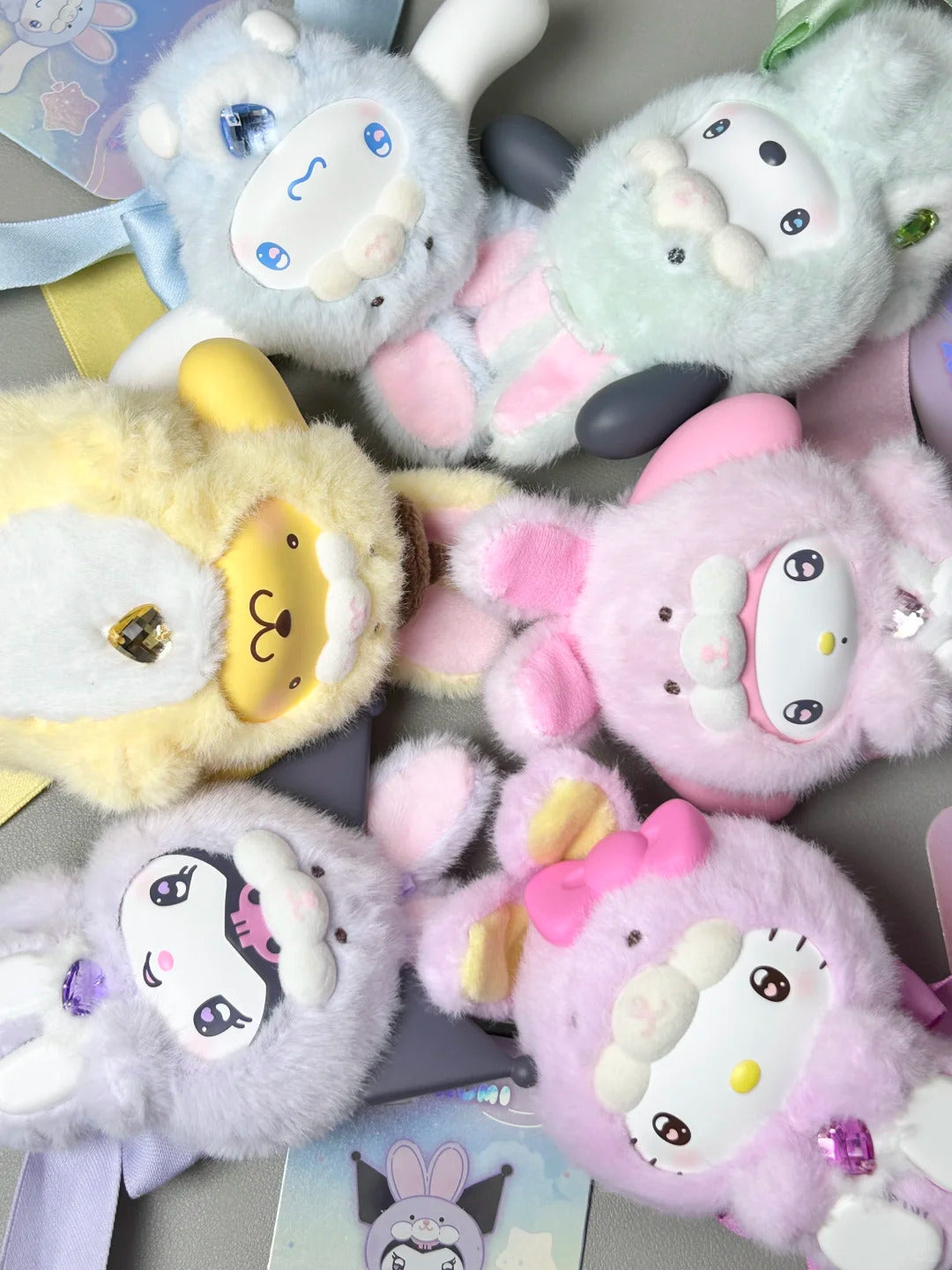 Sanrio Diamond Bunny Baby  Vinyl Plush Doll Series Blind Box