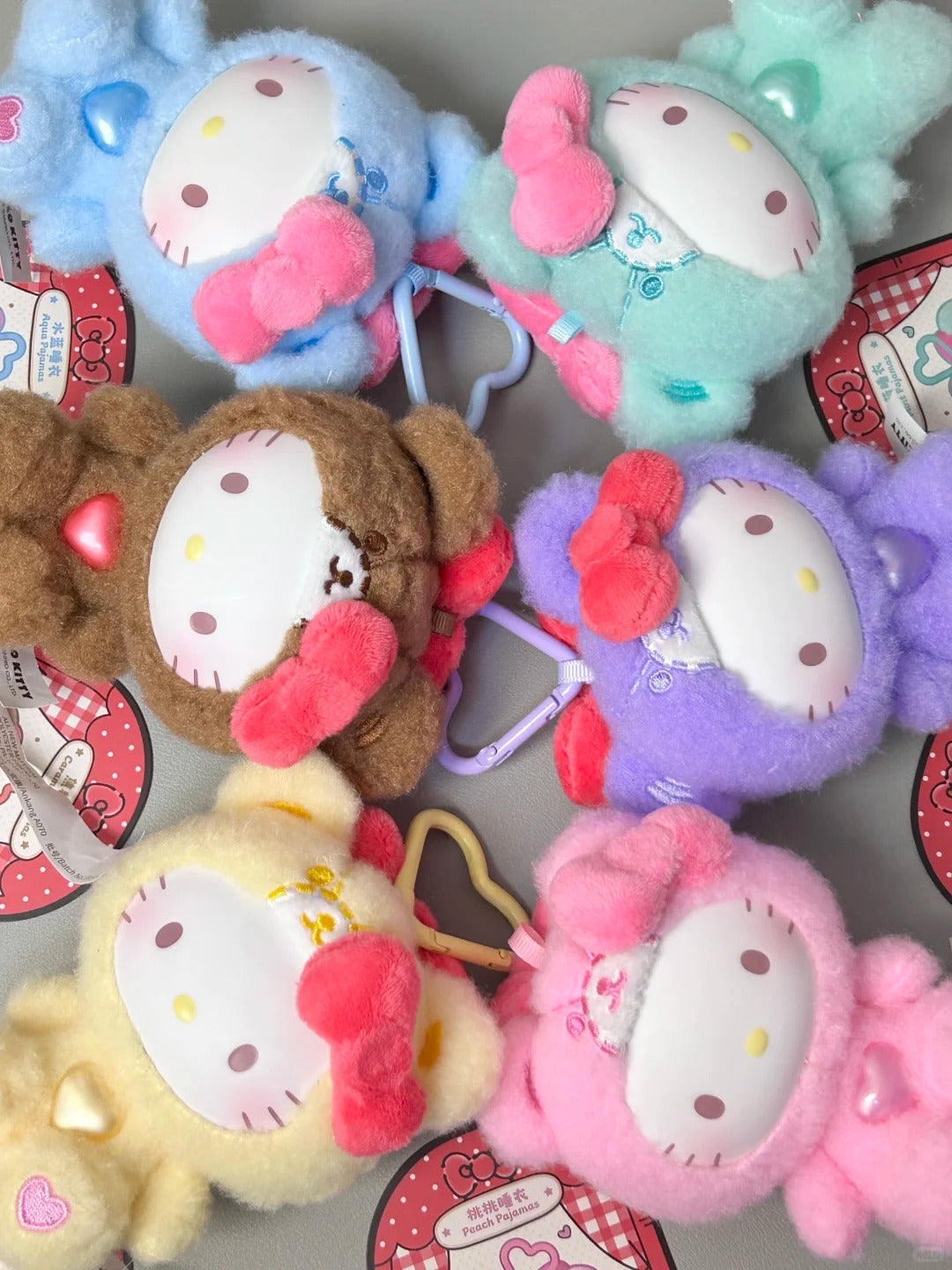 Hello Kitty Teddy Pajama Series Vinyl Plush Doll Blind Box