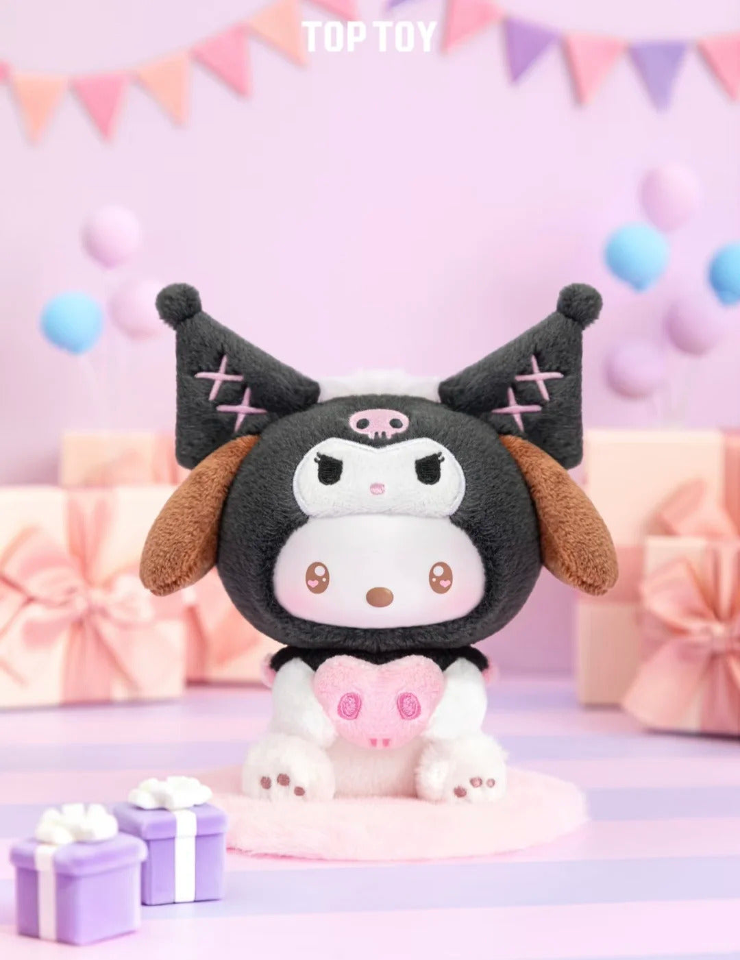 Kuromi Birthday Party Vinyl Plush Doll Blind Box