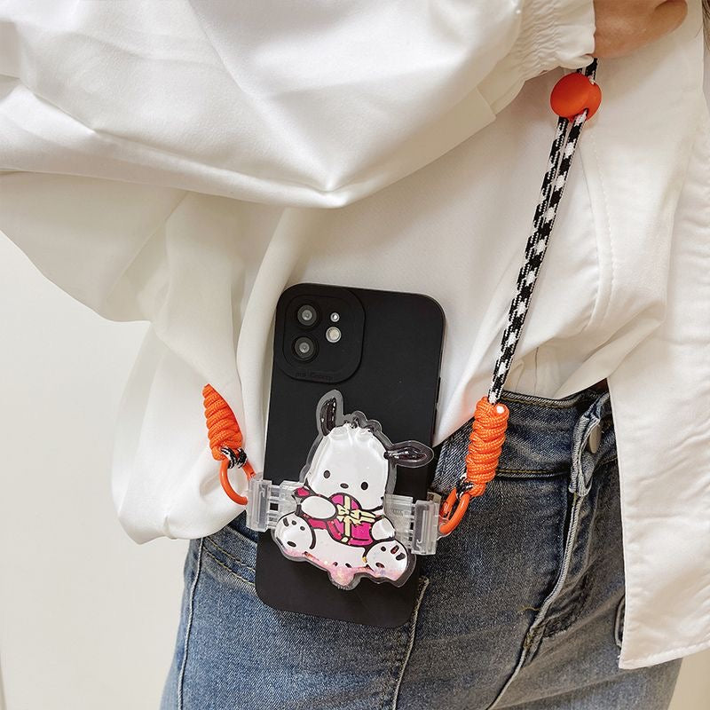 Sanrio Phone Back Clip with Shoulder Strap