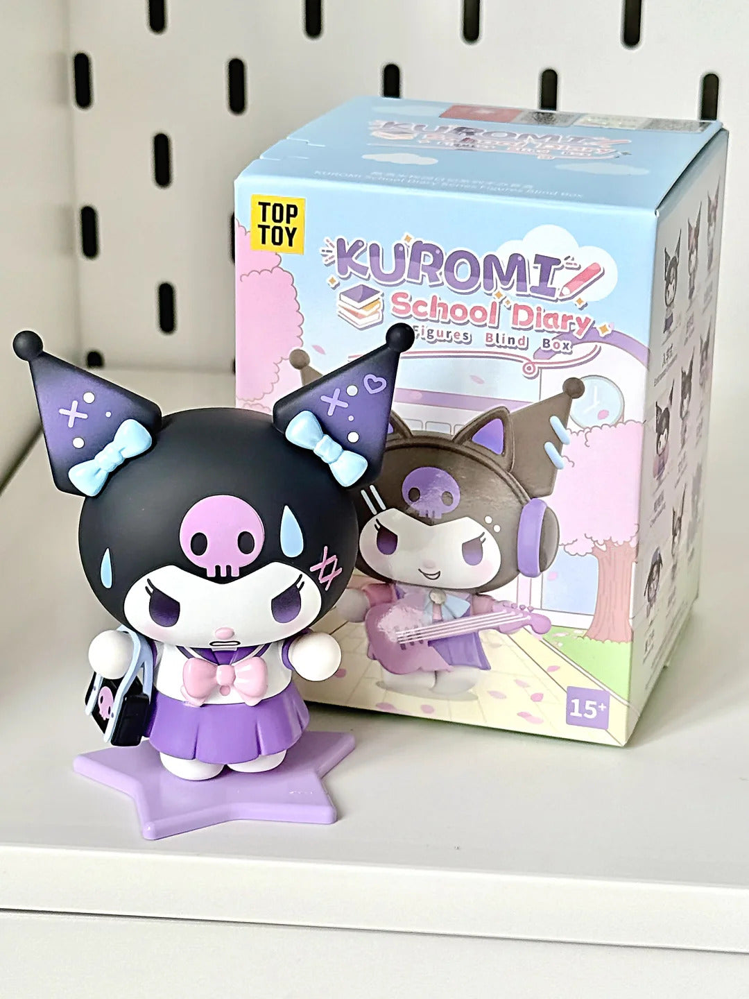 クロミSchool Diary ブラインドボックス　シークレット Kuromi School Diary figures blind box – Joykawaii
