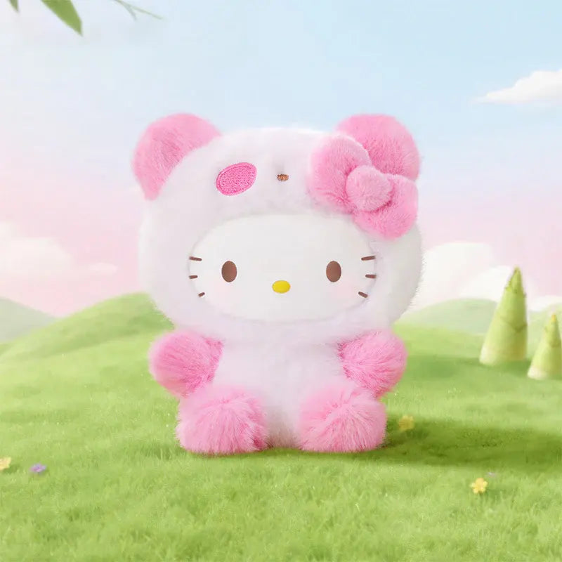 Sanrio Family Colorful Panda Plush pendant Blind Box