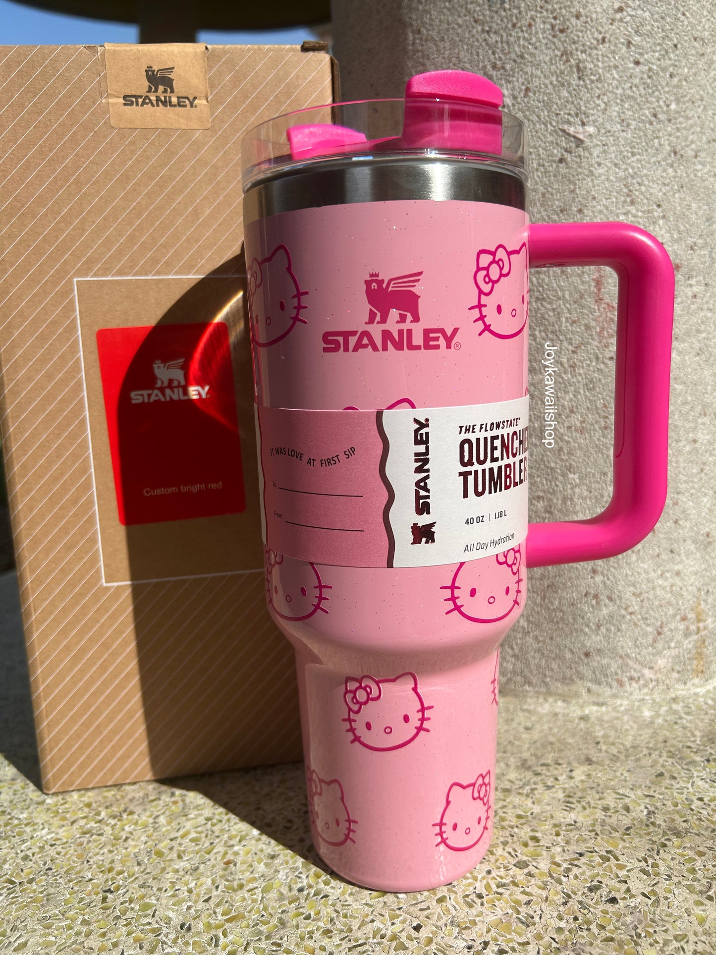 Hello Kitty In-Car Insulated Cup 1200 ml Tumbler with Handle