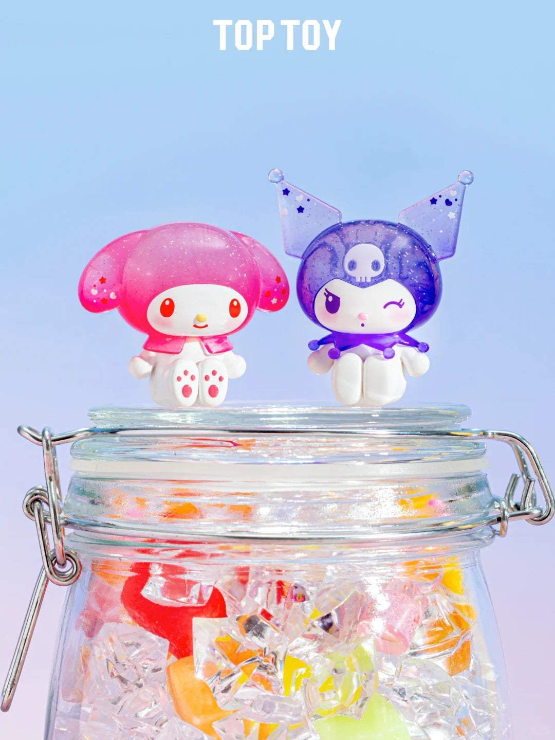 Kuromi and My melody Ramune Style mini figures Blind Bag (3 pcs in bag)