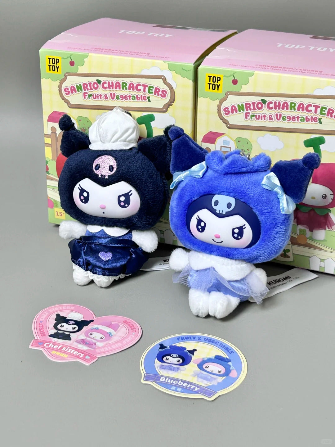 Sanrio Fruit  Vegetable Series Mini Vinyl Keychain Pendant Blind Box