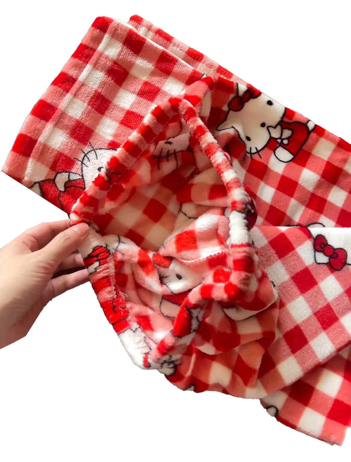 Hello Kitty fuzzy pajama pants