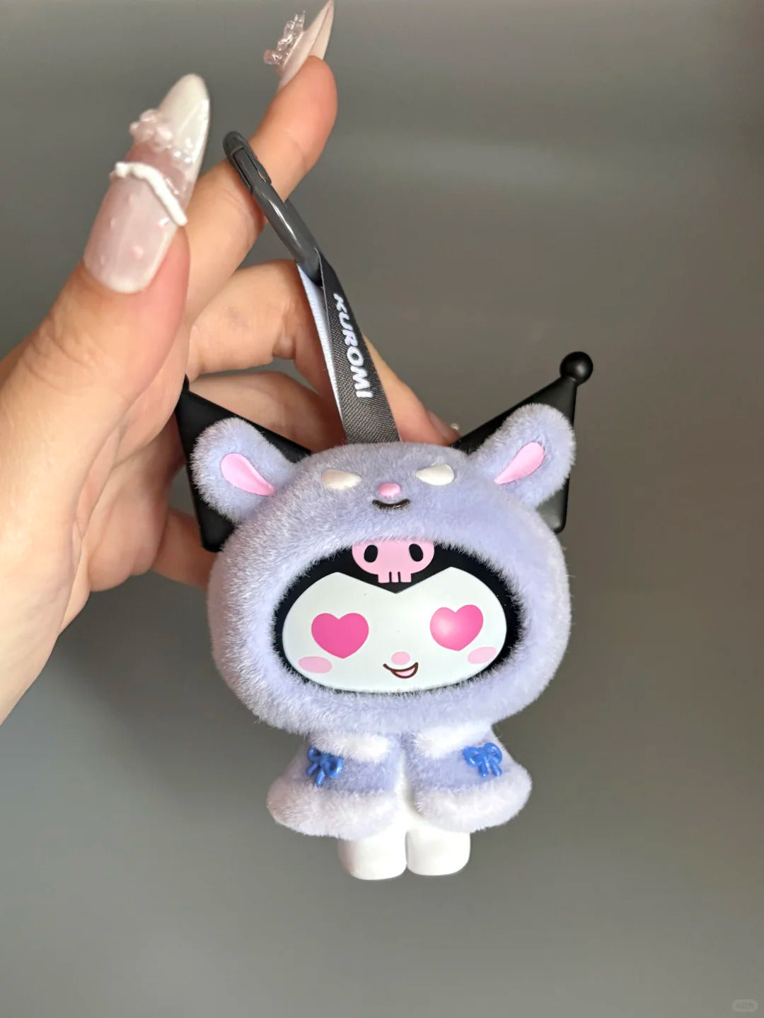 Sanrio Small Cloak Face Changing Figure Flocked Pendant Blind Box
