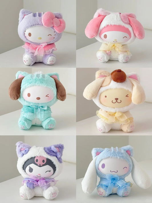 Sanrio Family Kitten Series Plush Ornament Blind Box