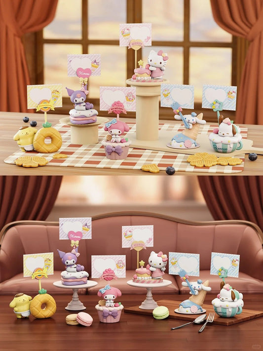 Sanrio Family Dessert Series Note Ornaments Picture Holder Clip Holder for Desk