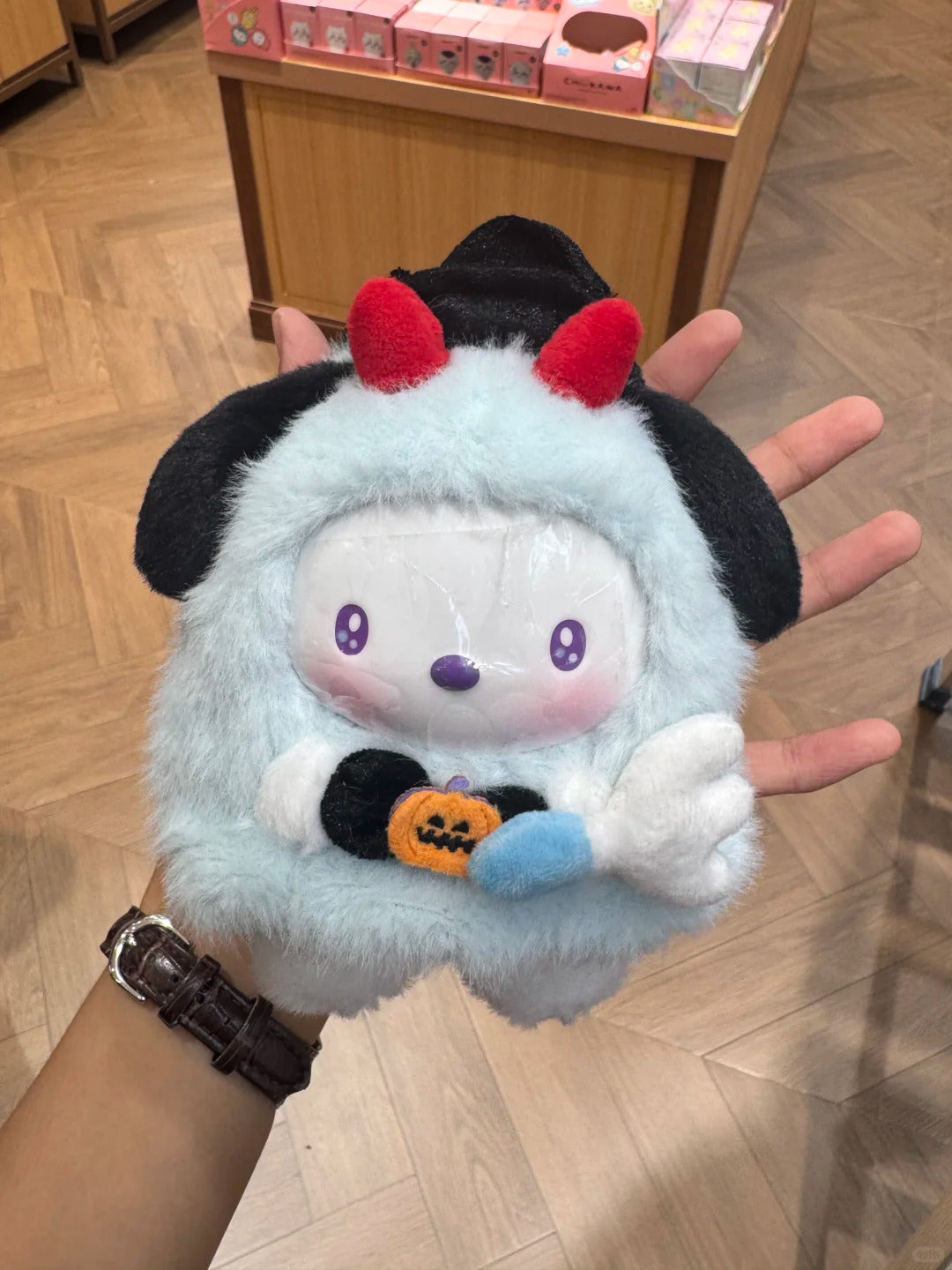Sanrio Halloween themed Ghostie blind box Vinyl Plush Doll
