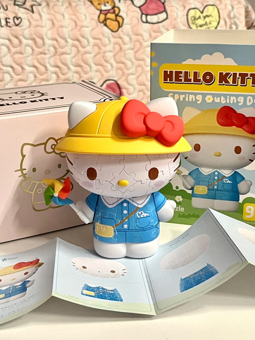 Sanrio Hello Kitty 50Th Anniversary 3D Puzzles  97Pcs 12.6 x 14 cm / 5" x 5.5"