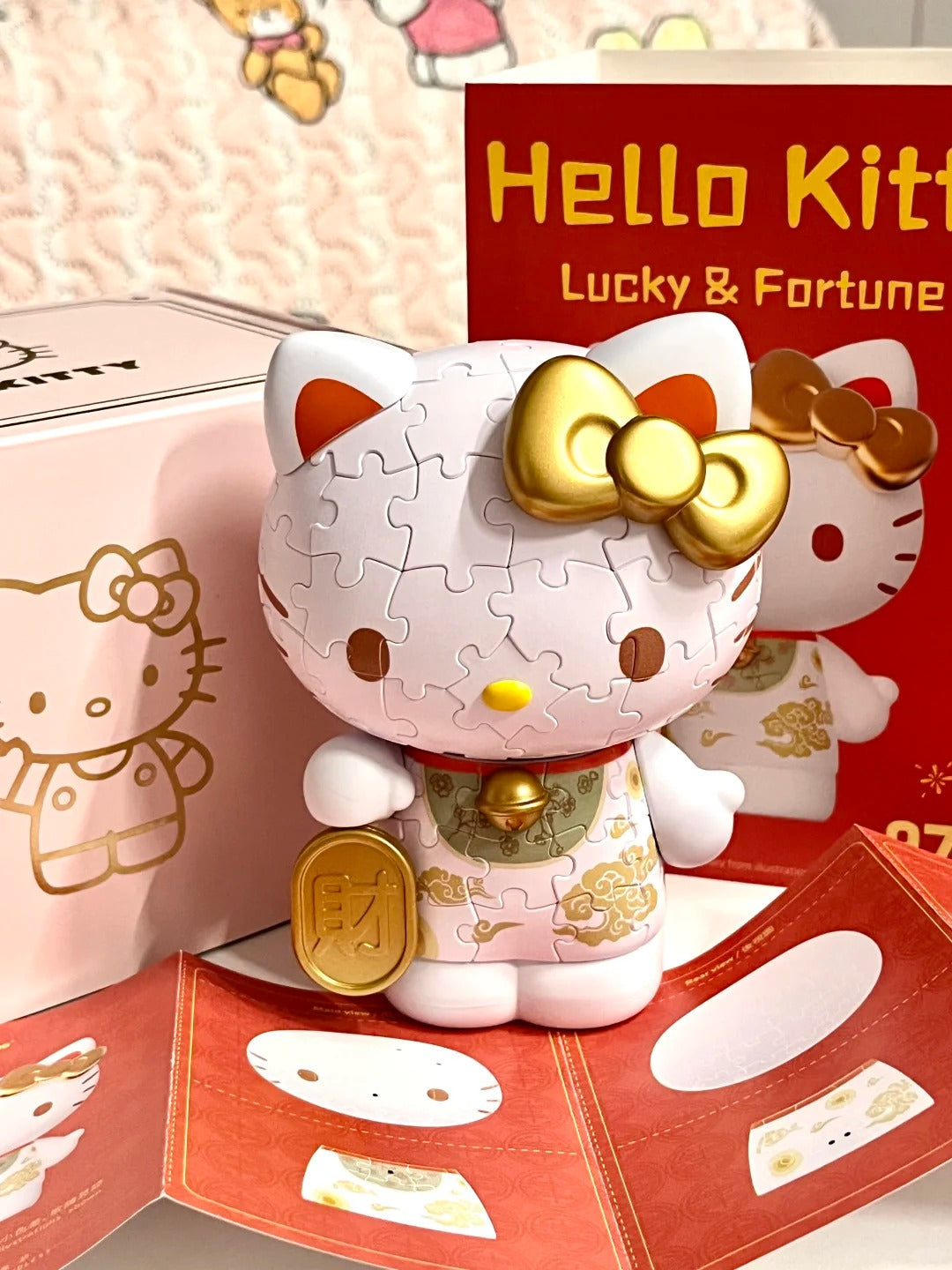 Sanrio Hello Kitty 50Th Anniversary 3D Puzzles  97Pcs 12.6 x 14 cm / 5" x 5.5"