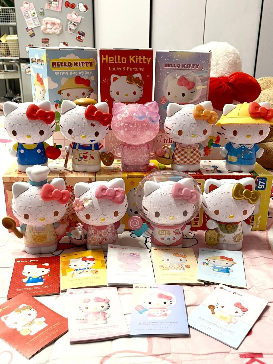 Sanrio Hello Kitty 50Th Anniversary 3D Puzzles  97Pcs 12.6 x 14 cm / 5" x 5.5"