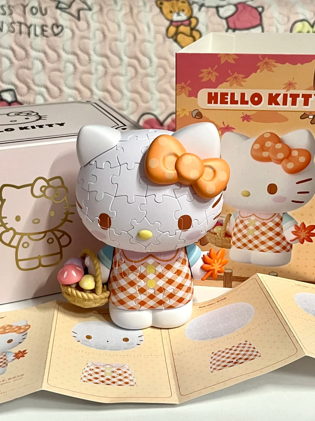 Sanrio Hello Kitty 50Th Anniversary 3D Puzzles  97Pcs 12.6 x 14 cm / 5" x 5.5"