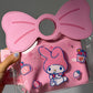 Limited  My melody  & DQ My melody transparent jelly crossbody bag