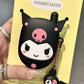 Kuromi Flip Phone Shape Silicone AirPods Case