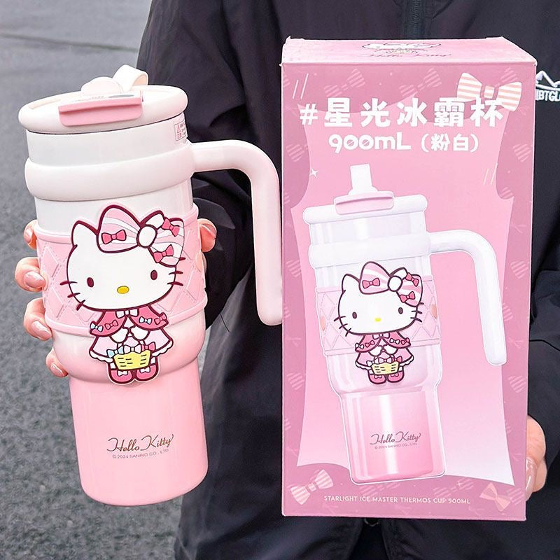 Sanrio Insulated water bottle dual drink 900ml