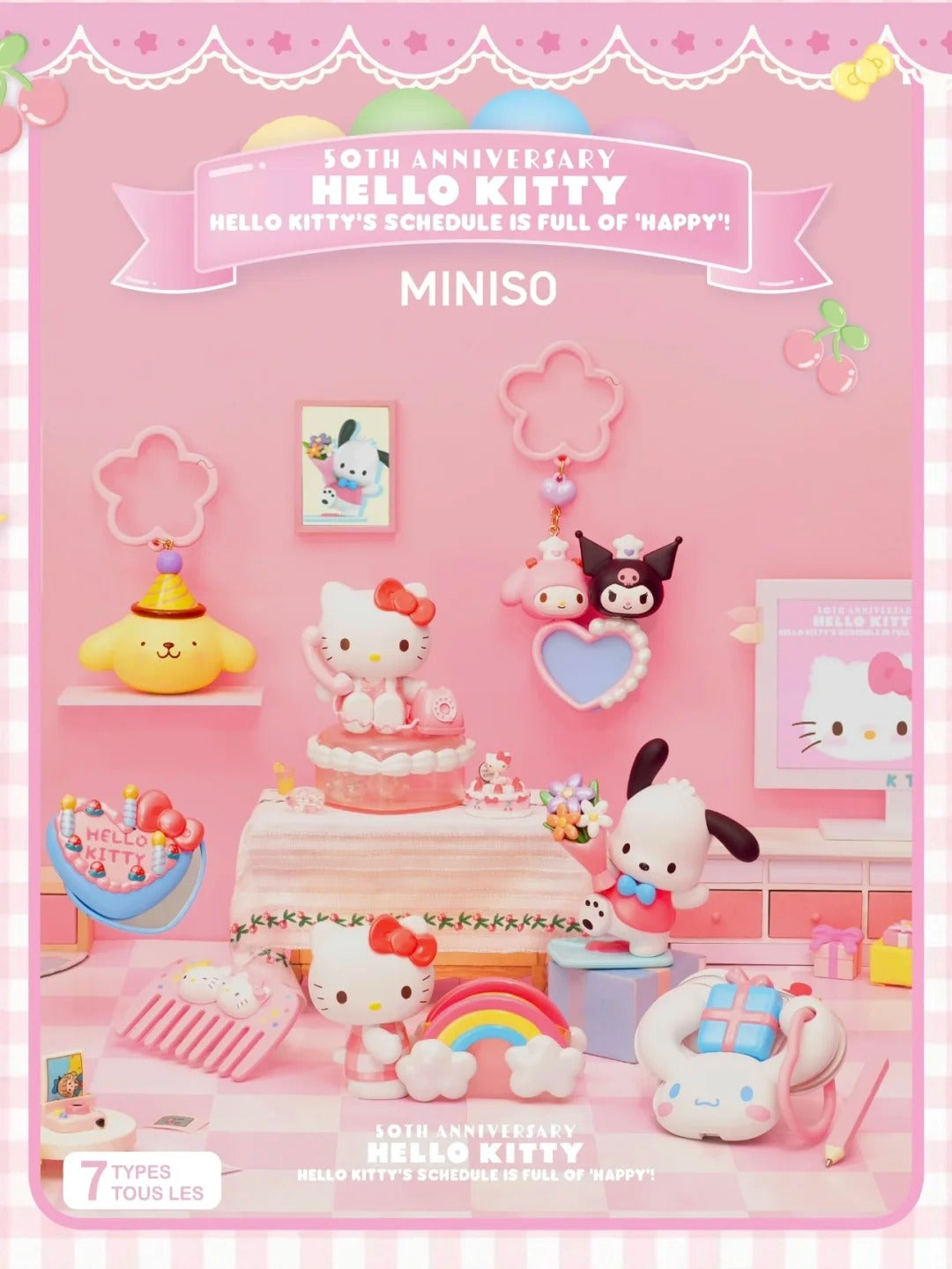 Sanrio Hello kitty & 50th Anniversary Blind Box