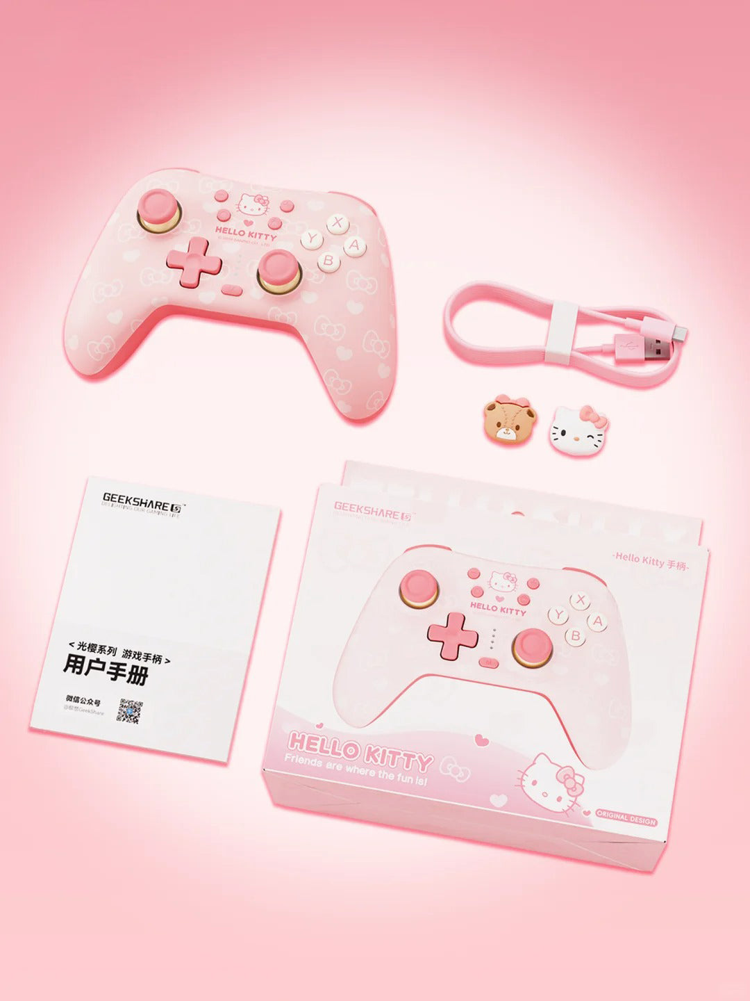 Hello Kitty Wireless Controller-Pre-order