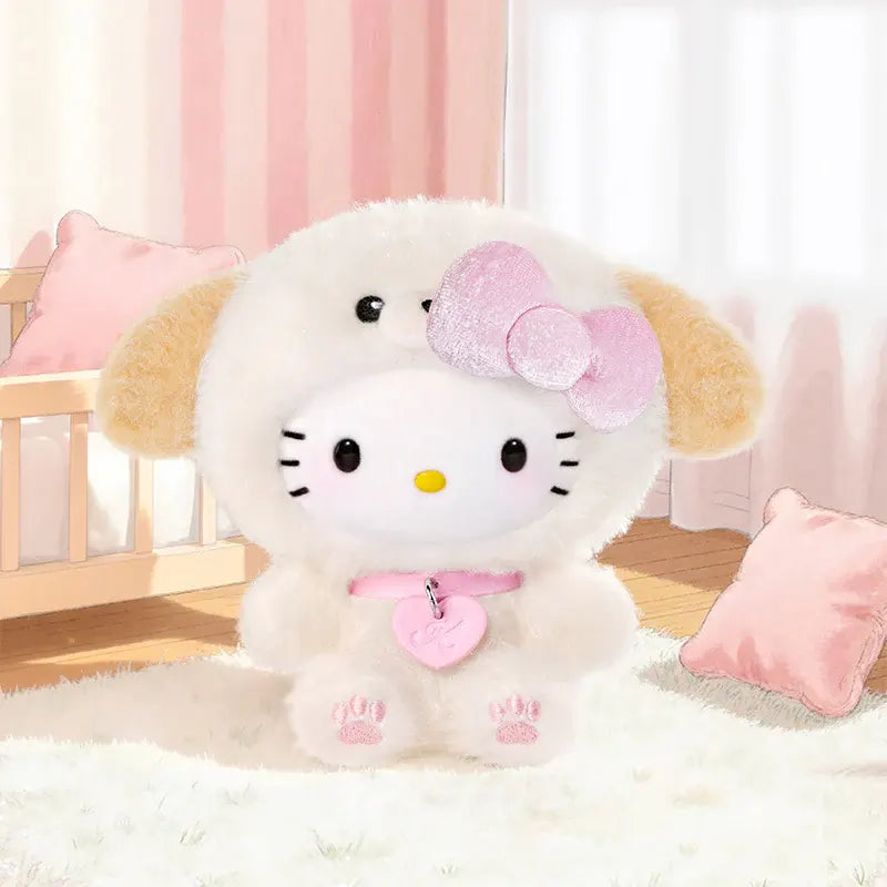 Hello Kitty Puppy Party Series Plush Pendant Blind Box