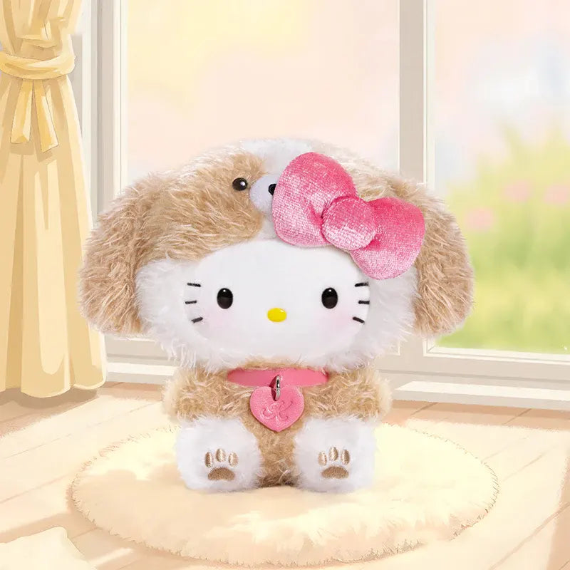 Hello Kitty Puppy Party Series Plush Pendant Blind Box