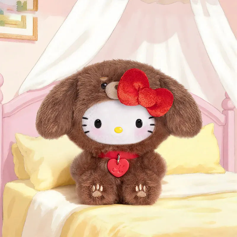 Hello Kitty Puppy Party Series Plush Pendant Blind Box