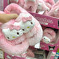 Hello Kitty / Kuromi Plush Fluffy Slippers Ladies home slippers