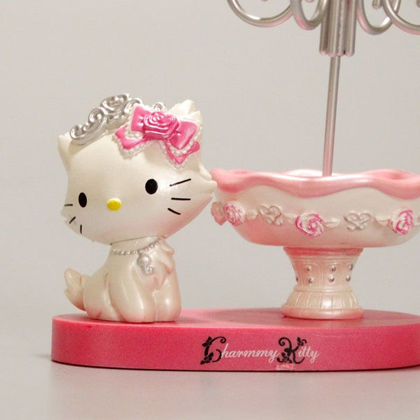 Charmmy Kitty good Ceramic Fountain Ring Holder