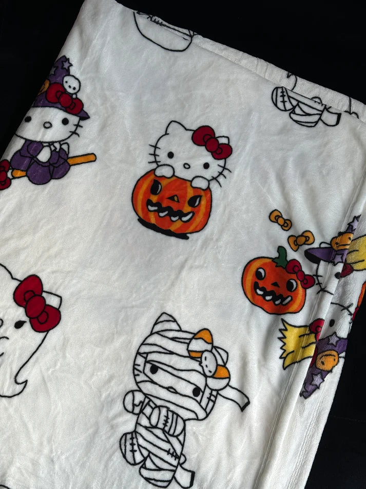 Hello Kitty Halloween Plush blanket