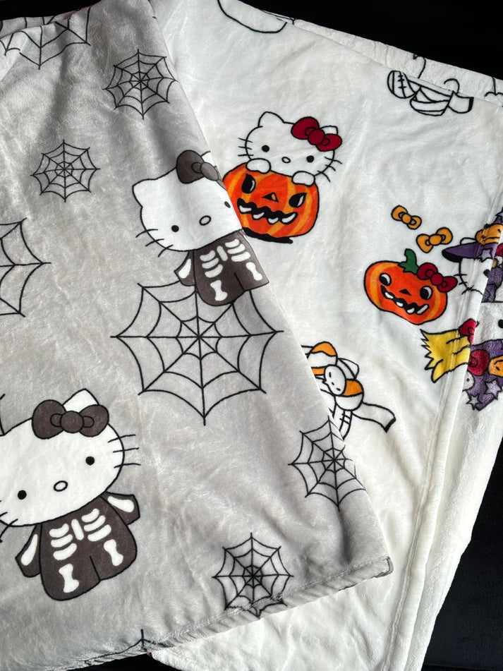 Hello Kitty Halloween Plush blanket