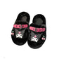 Kuromi Open-Toe Cozy Fuzzy Slippers