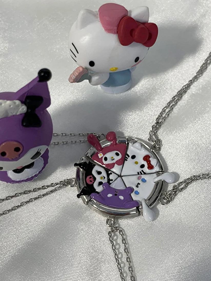 Sanrio Magnetic Necklaces Couples Necklaces Friendship Necklace