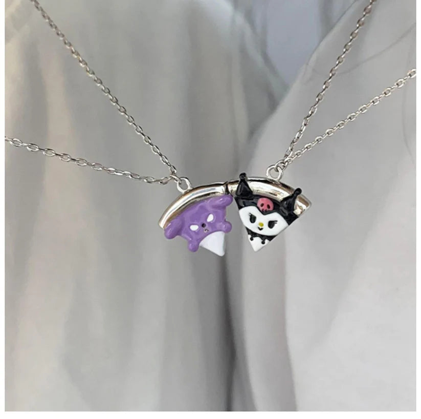 Sanrio Magnetic Necklaces Couples Necklaces Friendship Necklace