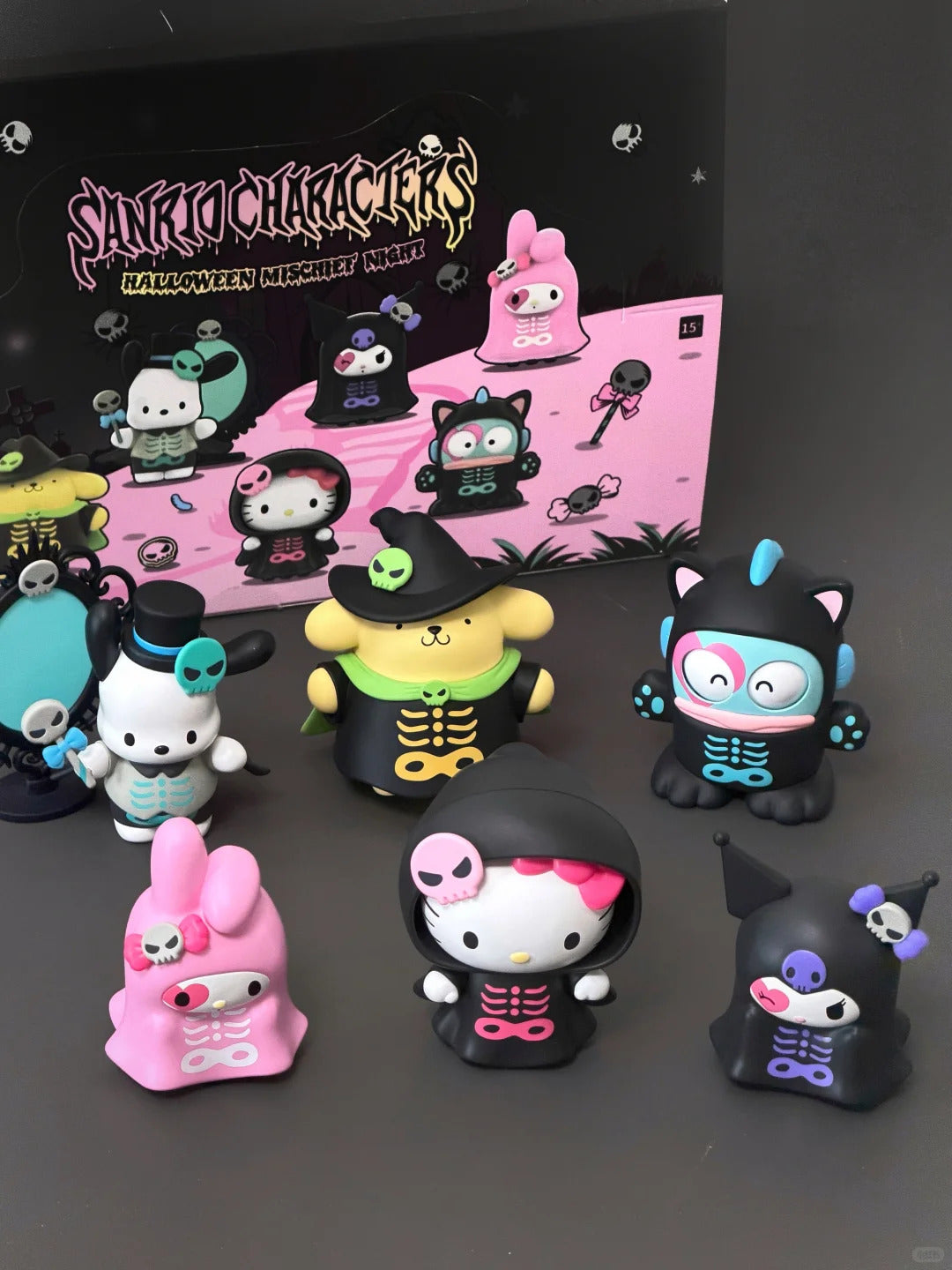 Sanrio Halloween Mischief Night Serires Figures Blind Box Halloween Limited