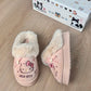 Hello Kitty Plush Slippers Fluffy Winter House Shoes