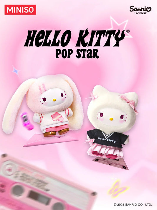 Hello Kitty Hello Kitty Pop Star Vinyl Plush Blind Box Figure Plush Pendant