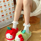 Hello Kitty Apple Home Slippers Fluffy Shoes Indoor Slippers