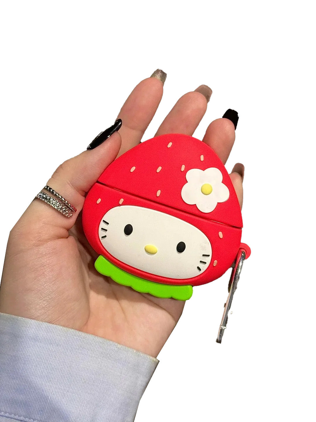 Hello kitty Strawberry Silicone AirPods Earphone Case