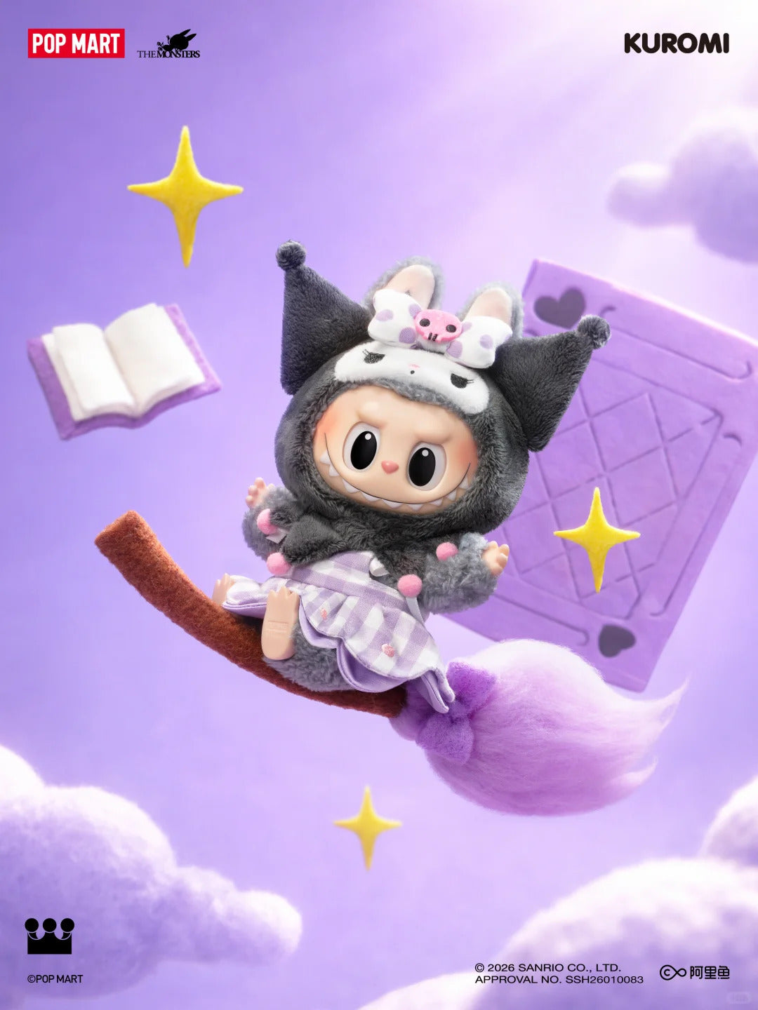 THE MONSTERS x Hello Kitty and Friends Series-Vinyl Plush Pendant Blind Box (PRE-ORDER)